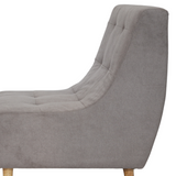 LIAM Fabric chair with Ottoman Furnigo