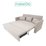 MCKINLEY Fabric Sofabed with Storage Furnigo