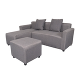 Harvey L-Shape Fabric Sofa