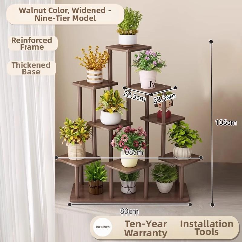 Timberra - Mirexa - ImperialZen Solid Wood Display Shelf - Tea Room / Living Room / Study Timberra