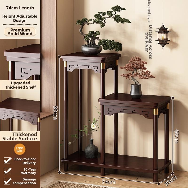 Timberra - Merry - ZenBloom Multi-Layer Plant Rack - Living Room - Balcony / Indoor Garden Timberra