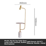Milano Glow - Arixa - NL126 - Nordic Modern Floor Lamp with Built-in Storage, Simple Designer Lighting for Functional and Stylish Spaces - Living Room / Bedroom / Bedside / Study Milano