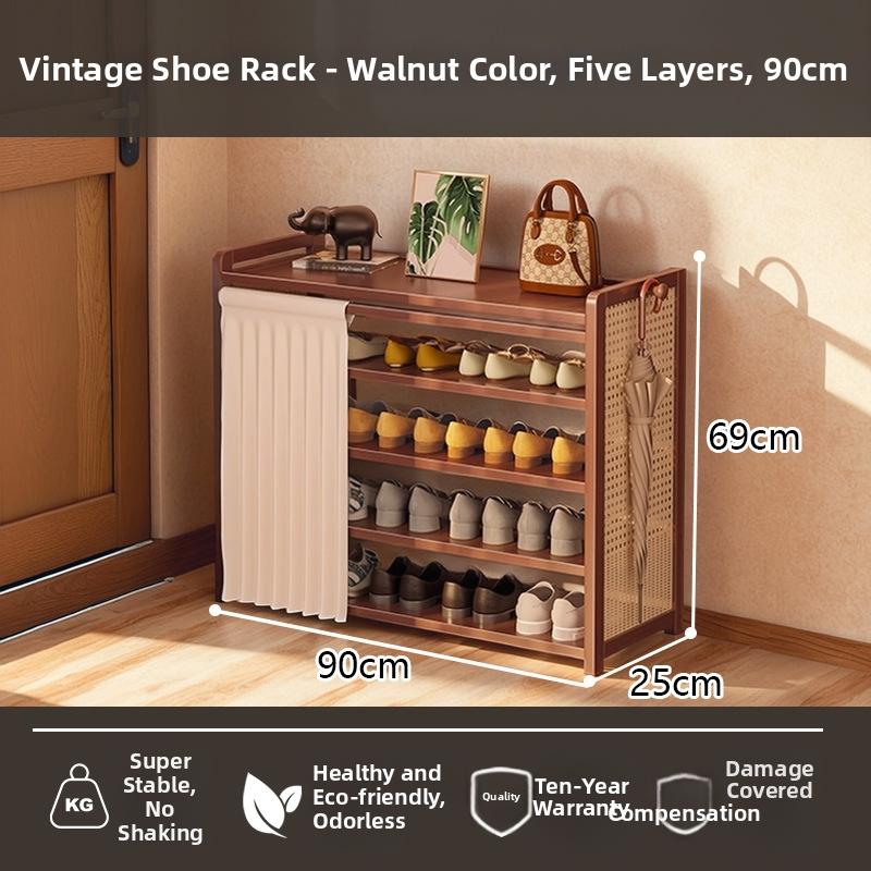 Timberra - Moonlight - MedievalGuard Narrow Shoe Rack - Entrance / Corridor / Dormitory Timberra