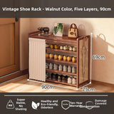 Timberra - Moonlight - MedievalGuard Narrow Shoe Rack - Entrance / Corridor / Dormitory Timberra