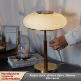 Milano Glow - Aleron - N418 - Nordic Post-Modern Antique Table Lamp with Light Luxury Design, Eye-Friendly Ambient Lighting for Elegant Interiors - Bedroom / Bedside / Study / Hotel / Exhibition Hall Milano