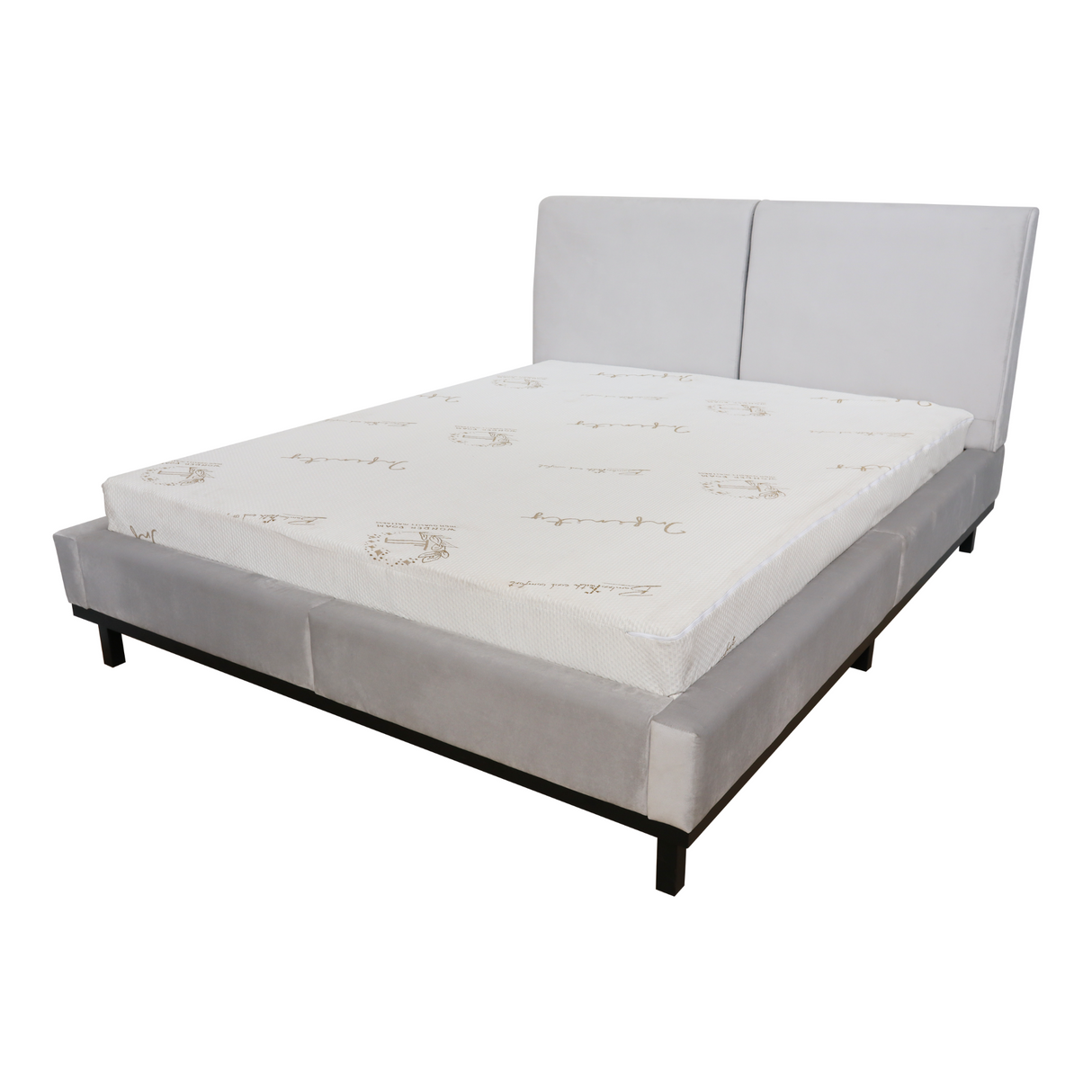 YAEL Upholstered Bed frame Furnigo