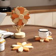 Timberra - Misty - SunBloom Wooden Heat-Proof Placemat - Dining Room / Kitchen Timberra