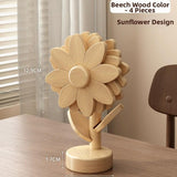 Timberra - Misty - SunBloom Wooden Heat-Proof Placemat - Dining Room / Kitchen Timberra