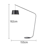 Milano Glow - Aerisio - Nl121 - Nordic Fisherman Floor Lamp with Sculptural Designer Form, Artistic Ambient Lighting for Modern Statement Interiors - Living Room / Bedroom / Sofa Area / Model Room Milano