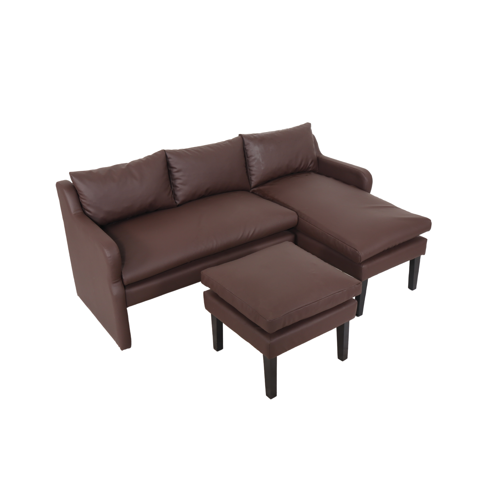 CHOLO L-Shape Sofa with Ottoman AF Home