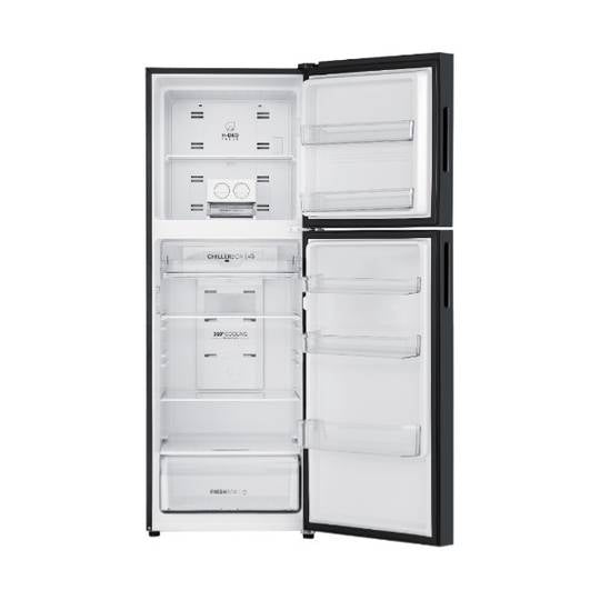 HAIER - HRF-IVF320MG 11.3 cu. ft., 2 Door Refrigerator, No Frost, Magic Cooling, Mirror Glass Finish, Twin Inverter AF Home