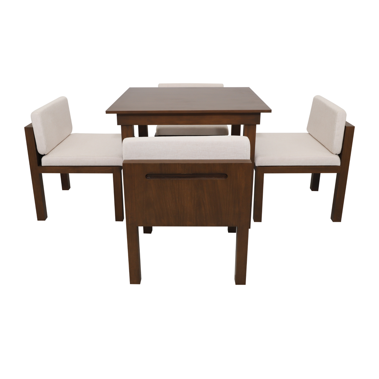 VEA Solid Wood Dining Set Furnigo