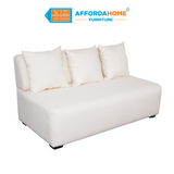 AARON 2-Seater Fabric Sofa Affordahome