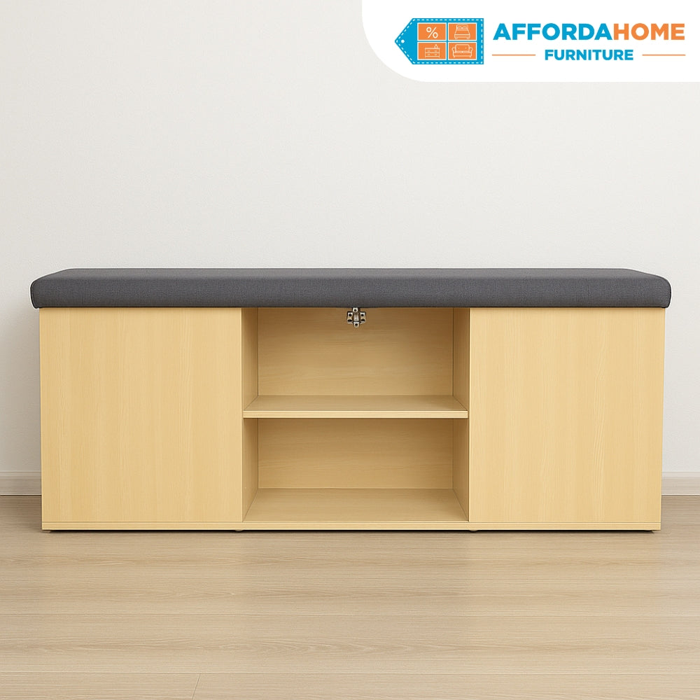 AIRA Laminated Storage Bench