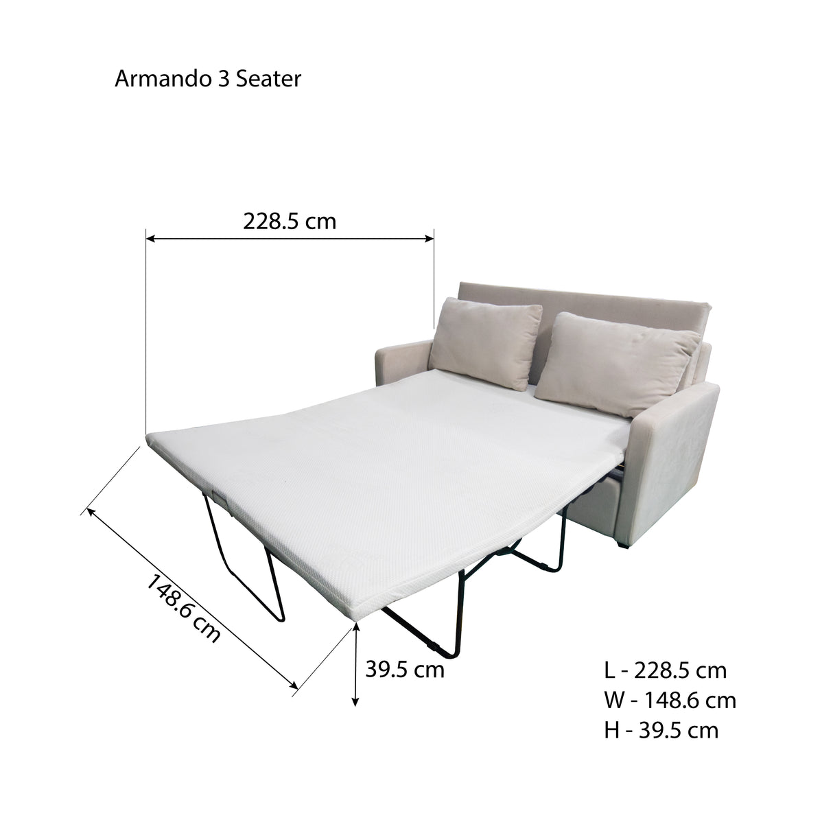 ARMANDO Sofa Bed Furnigo