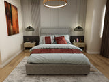 ARNY Upholstered Bed Frame Furnigo