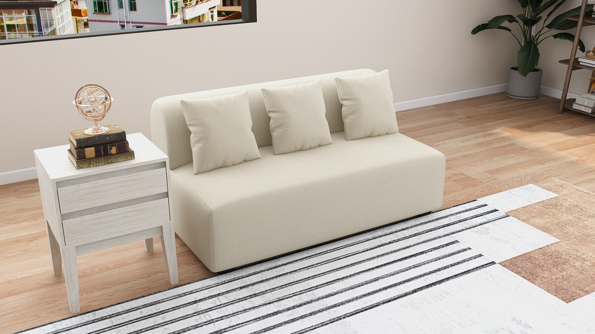 AARON 2-Seater Fabric Sofa Affordahome