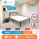 AILEEN METAL BED FRAME + CHOOSE FROM THESE AWESOME BUNDLES | FREE BACKREST CUSHION | PAYDAY POWER DEALS Affordahome