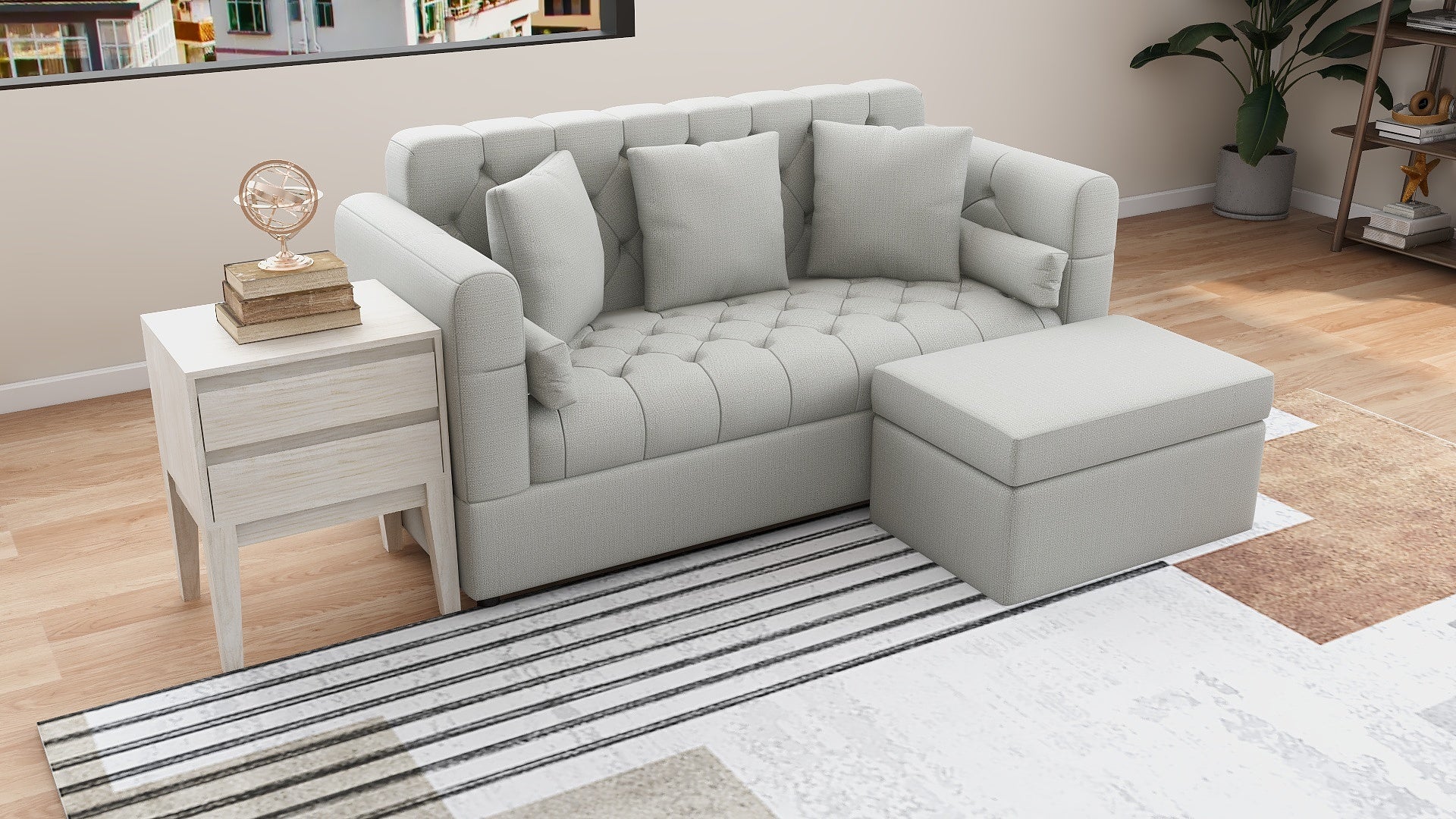 ALICE 3-Seater Fabric Sofa AF Home