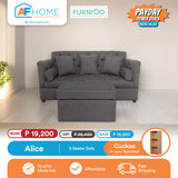 ALICE 3 SEATER SOFA WITH OTTOMAN | FREE CUCKOO 3 LAYER BOOKSHELF | PAYDAY POWER DEALS Furnigo