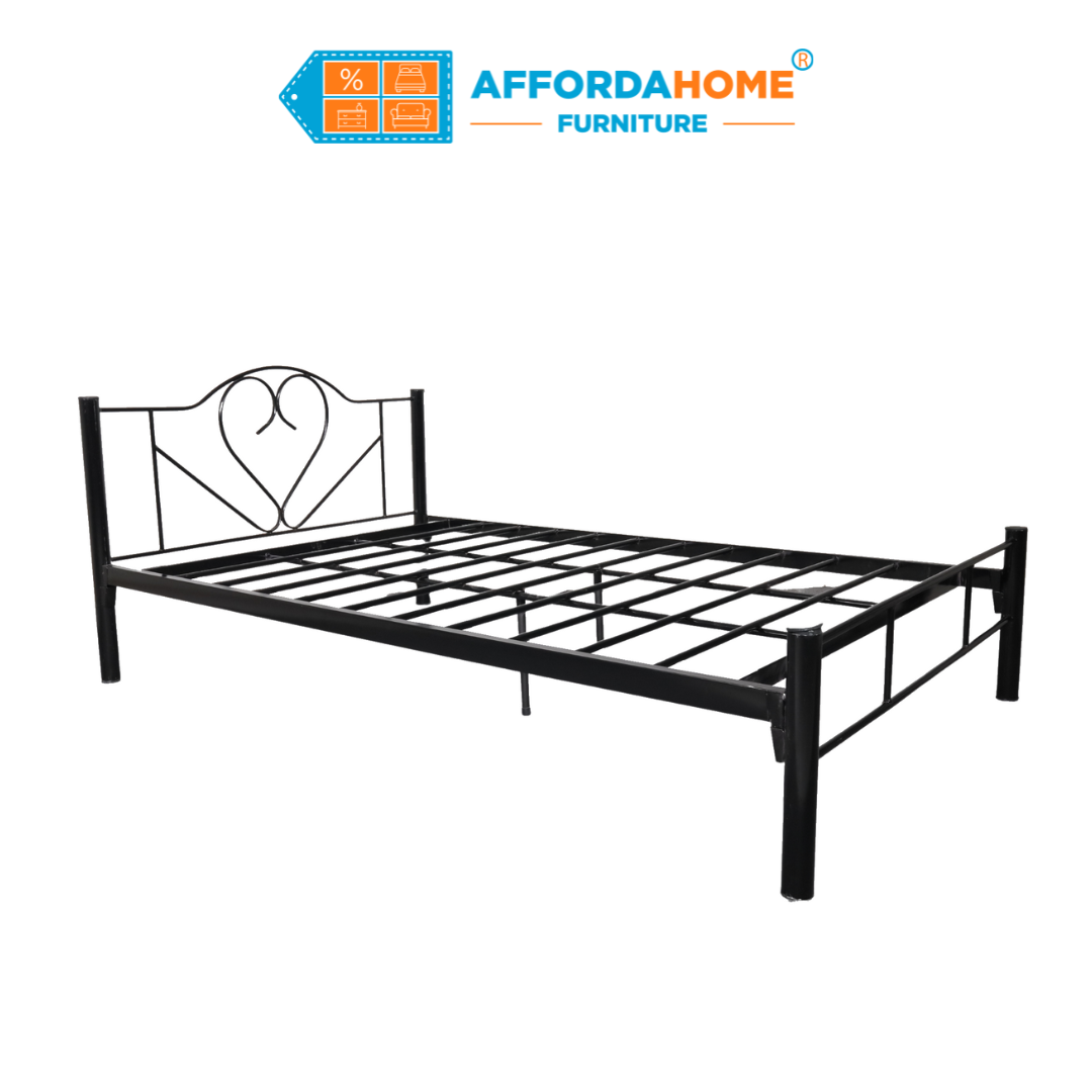 ALLIAR Metal Bed Frame Affordahome