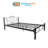 ALLIAR Metal Bed Frame Affordahome