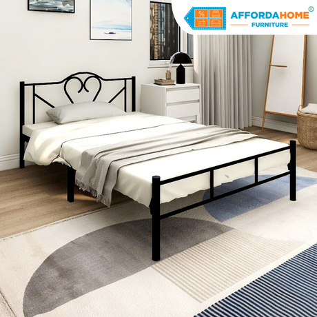 ALLIAR Metal Bed Frame Affordahome