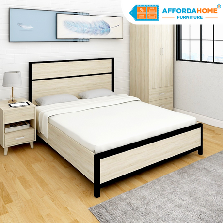 ALMIRA v1 Single Metal Bed Frame Affordahome