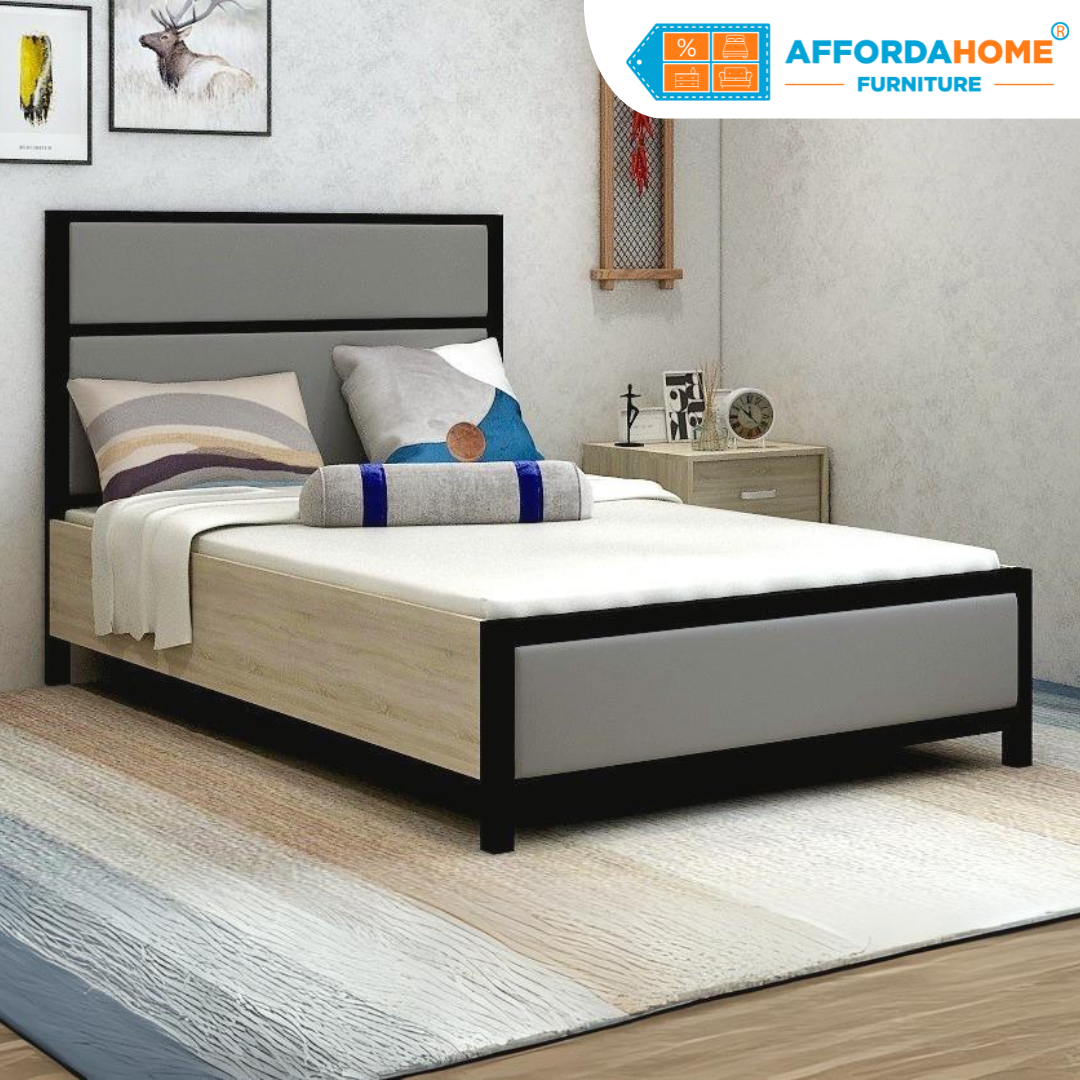 ALMIRA v2 Single Metal Bed Frame Affordahome