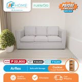 ARFLEX | SOFA WITH STORAGE | FREE CUCKOO 3 LAYER BOOKSHELF | PAYDAY POWER DEALS Furnigo