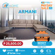 ARMANI L-Shape Fabric Sofa | FREE BENNY CENTER TABLE | Payday Sale Furnigo