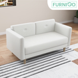 ASHER 2-Seater Fabric Sofa Furnigo