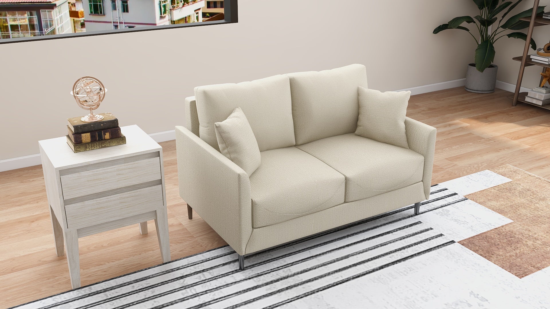 ASTRO 2 Seater Fabric Sofa AF Home