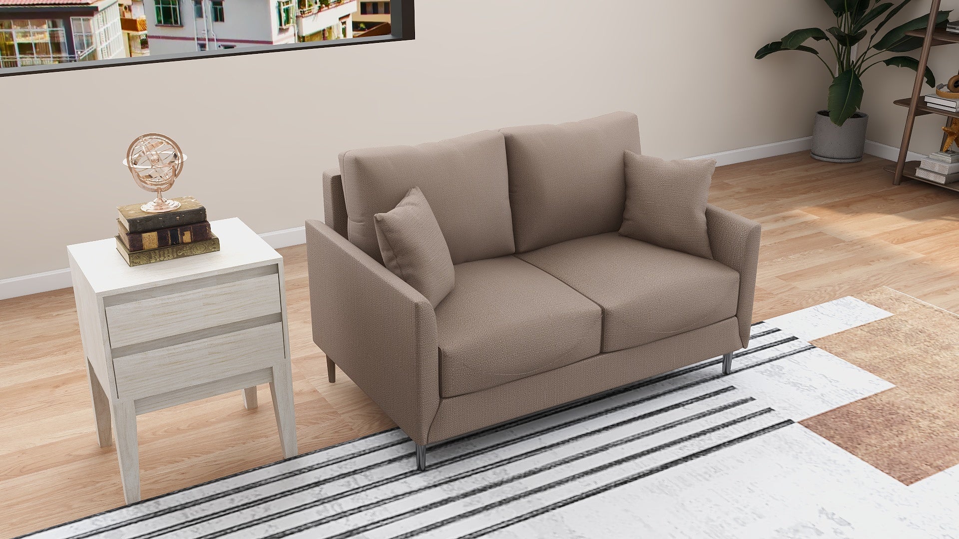 ASTRO 2 Seater Fabric Sofa AF Home