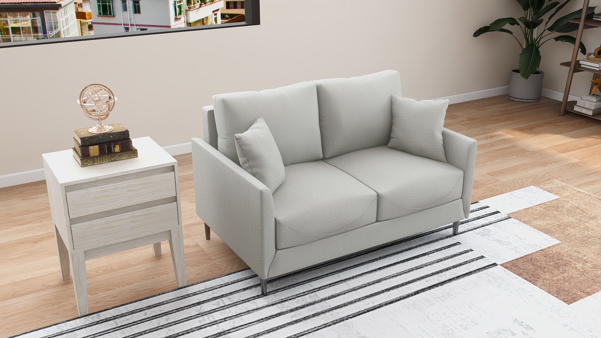 ASTRO 2 Seater Fabric Sofa AF Home