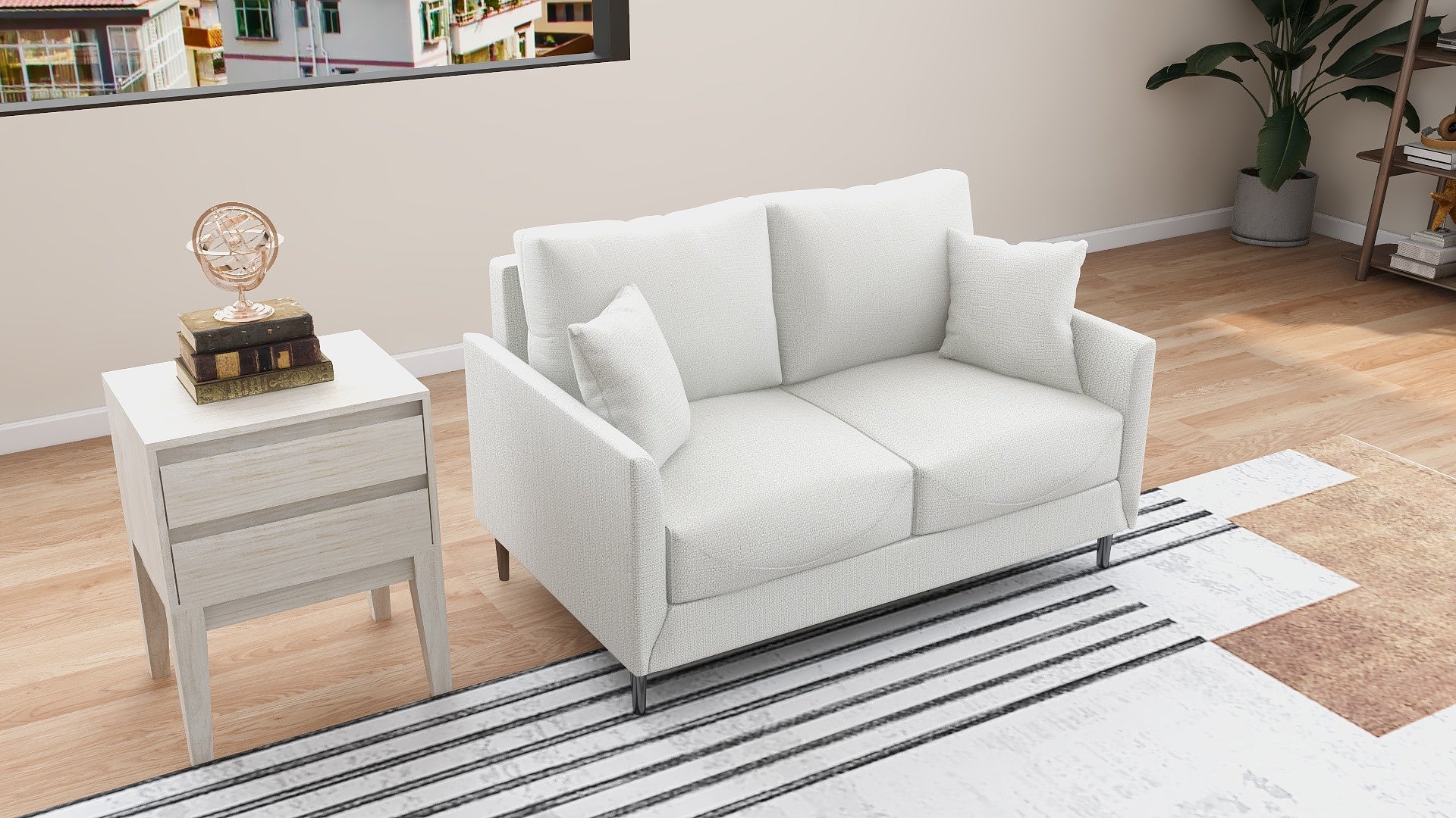 ASTRO 2 Seater Fabric Sofa AF Home