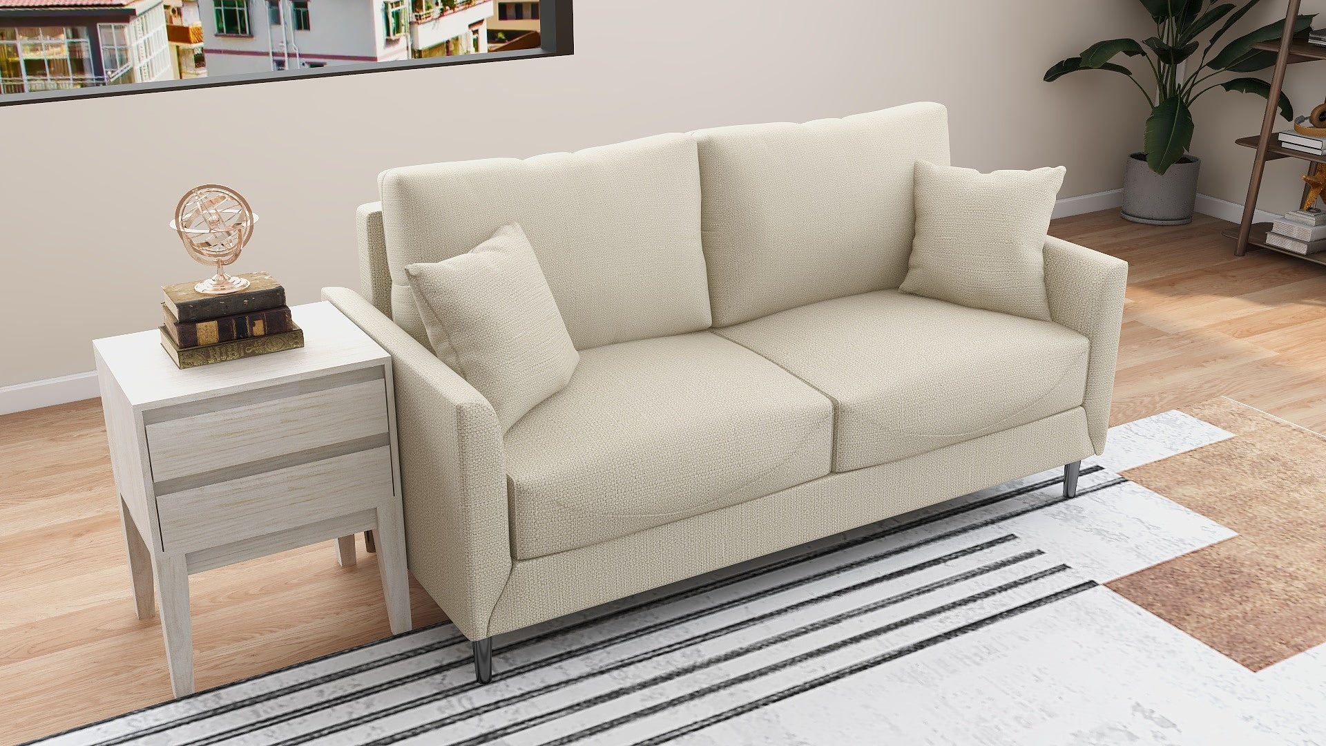 ASTRO 3 Seater Fabric Sofa AF Home