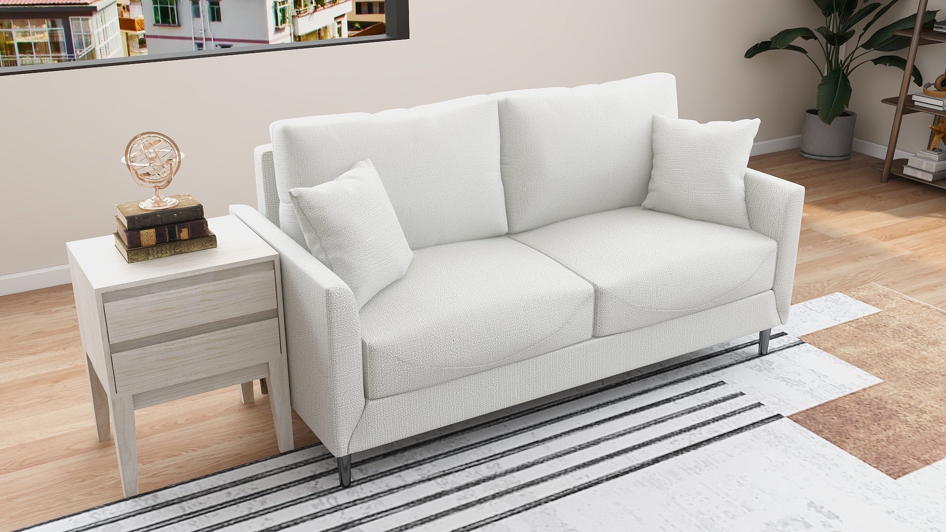 ASTRO 3 Seater Fabric Sofa AF Home