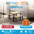 BASTILLE Dining Set without Cushion | FREE WATER STAND | Payday Sale Affordahome