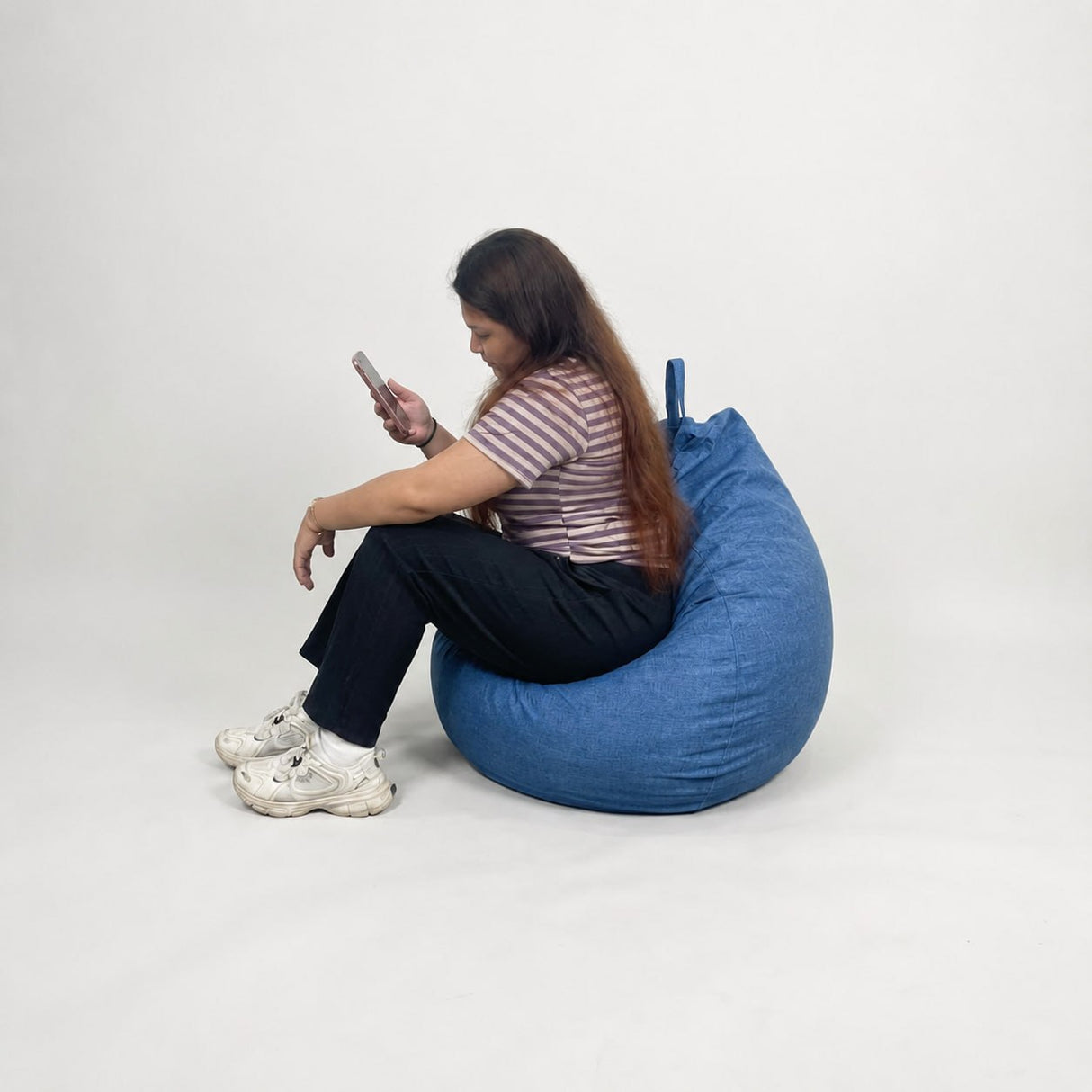 Lily Medium Teardrop Bean Bag - Free 2pcs Small Bolster Pillows (PAYDAY SALE) AF Home