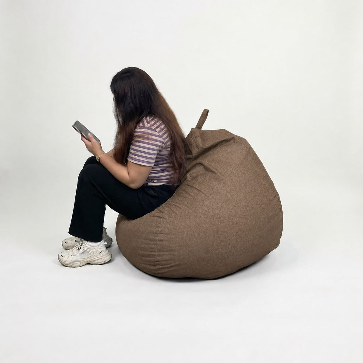 Gary Large Teardrop Bean Bag - Free 2pcs Small Bolster Pillows (PAYDAY SALE) AF Home