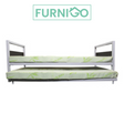 BRYLE Metal DayBed w/ Pullout Furnigo