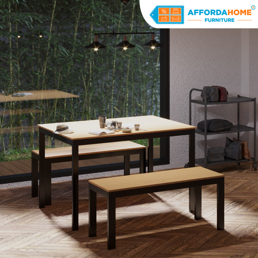 BASTILLE Dining Set w/o Cushion Affordahome