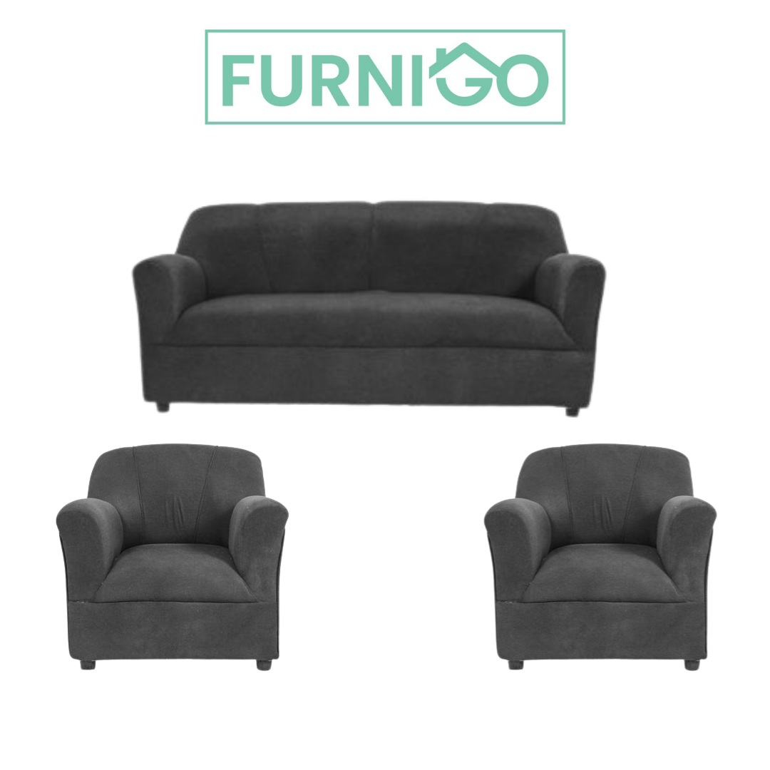 BERN 2-1-1 Fabric Sofa Set Furnigo