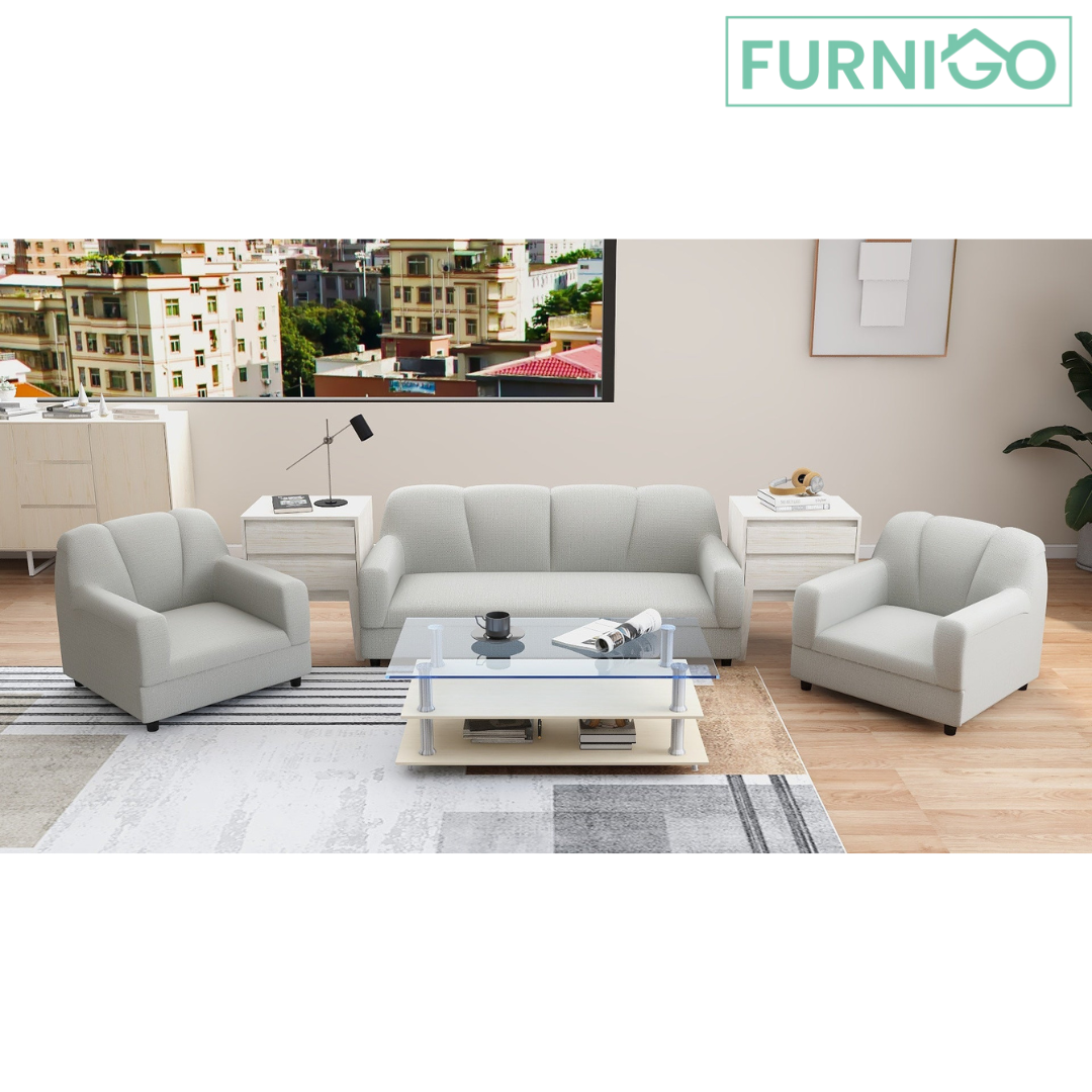 BERN 3-1-1 Fabric Sofa Set Furnigo