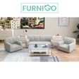 BERN 3-1-1 Fabric Sofa Set Furnigo