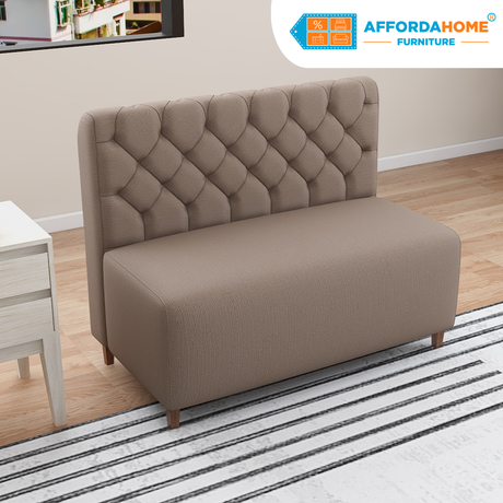 BERNARD Armless Fabric Couch Affordahome