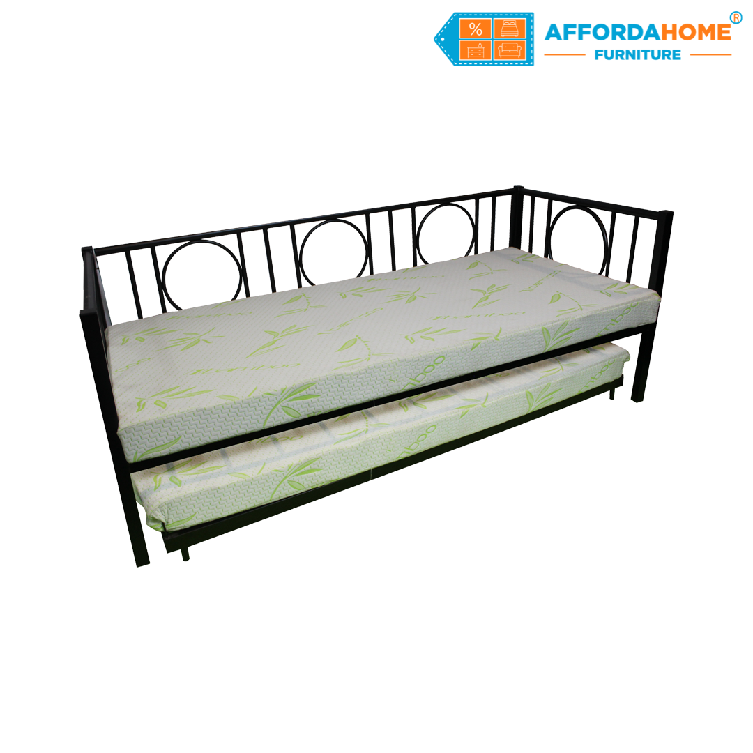 BRODY Metal Daybed w/ Pullout Affordahome