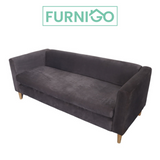 CHARLOTTE 3-Seater Fabric Sofa Furnigo