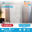 CAMDEN Wardrobe | FREE BATHROOM TOWEL | Payday Sale Furnigo